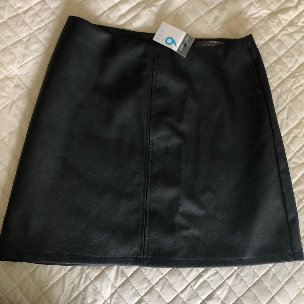 Primark faux leather skirt